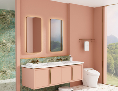 Mosmile Flat Frame Round-corner LED Bathroom Mirror BACKLIT-S033