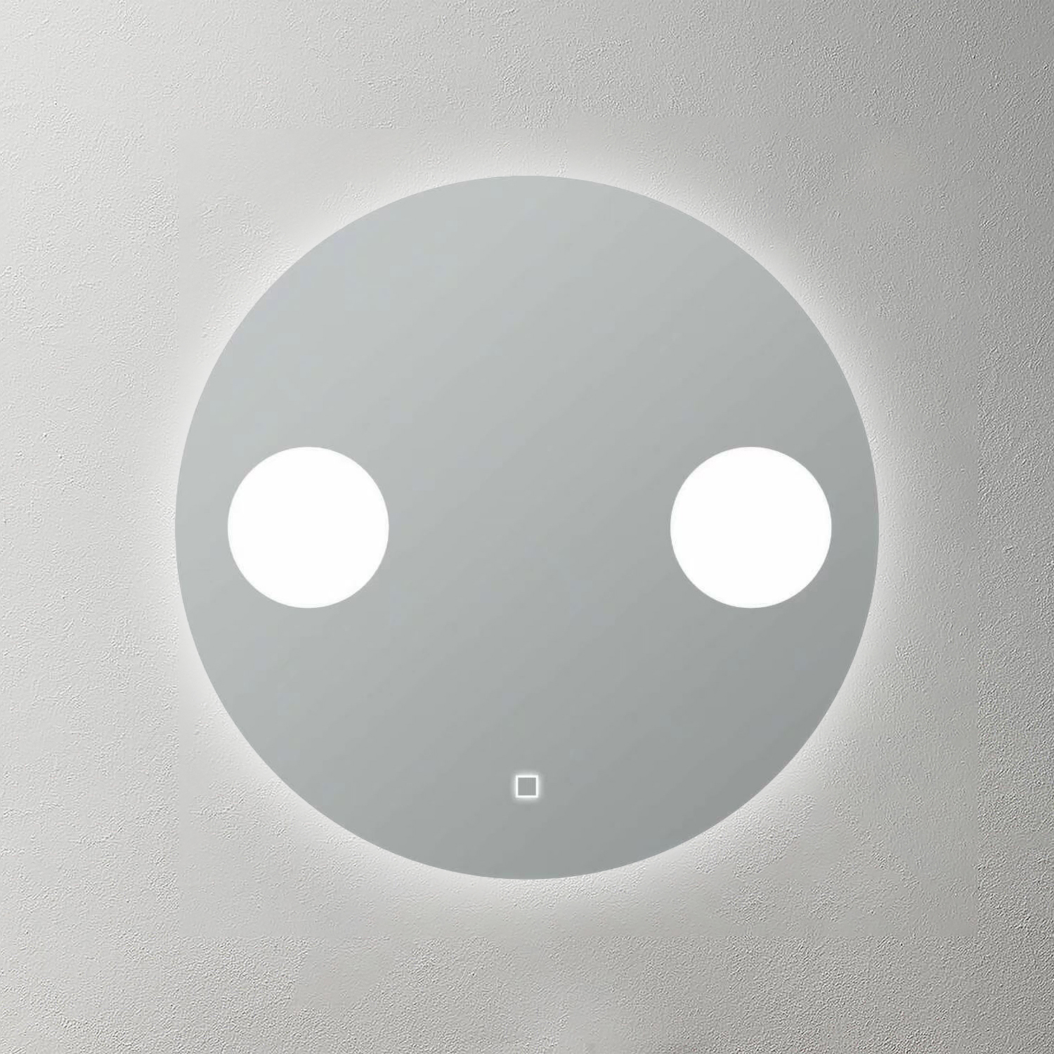 Mosmile Frameless Illuminated Round Bathroom LED Mirror SPHERE-N068