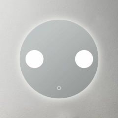 Mosmile Frameless Illuminated Round Bathroom LED Mirror SPHERE-N068