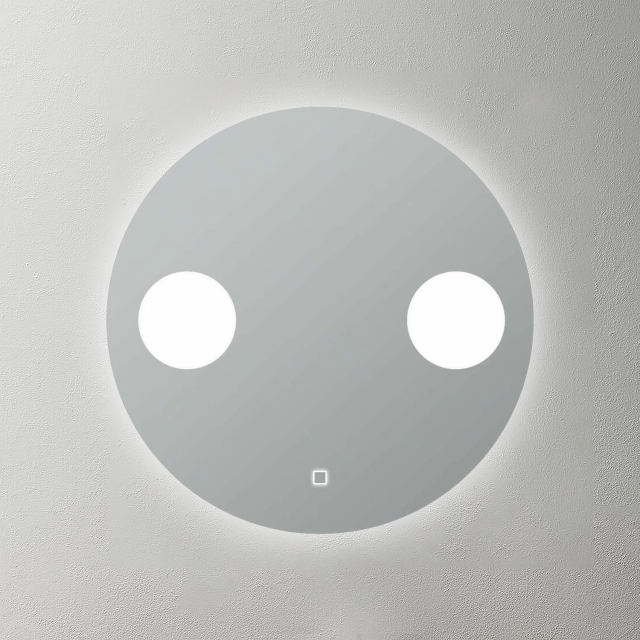 Mosmile Frameless Illuminated Round Bathroom LED Mirror SPHERE-N068