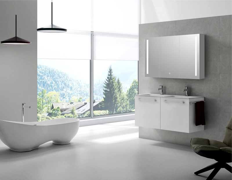 Mosmile 3 Doors LED Illuminated Bathroom Mirror Cabinet C301Y3002,Mosmile 3 Doors LED Illuminated Bathroom Mirror Cabinet C301Y3002,Mosmile