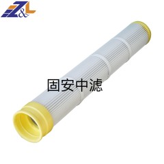 90*600黄色胶盖真空上料机滤芯 真空吸料机过滤器