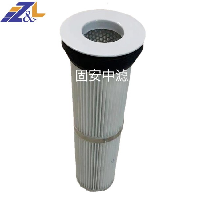 固安中滤-不锈钢束带除尘滤筒 过滤 除尘器 悬浮颗粒粉末滤芯