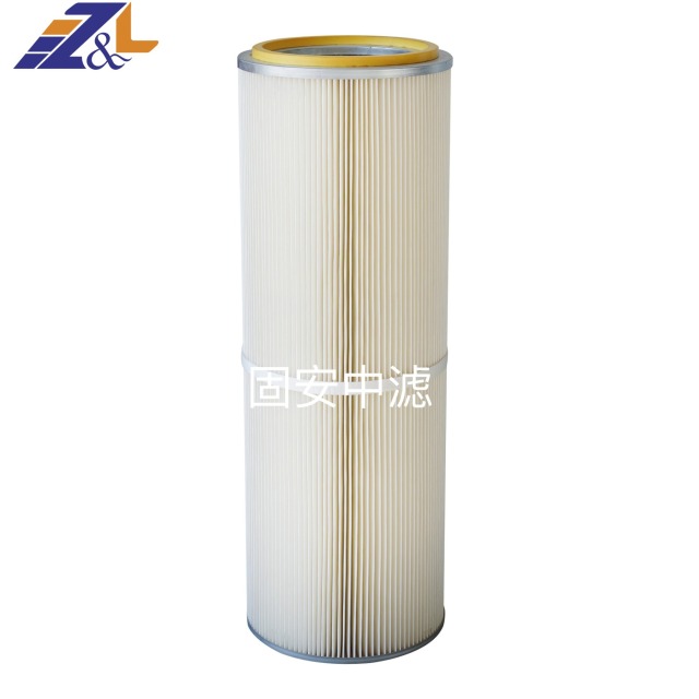 90*600黄色胶盖真空上料机滤芯 真空吸料机过滤器