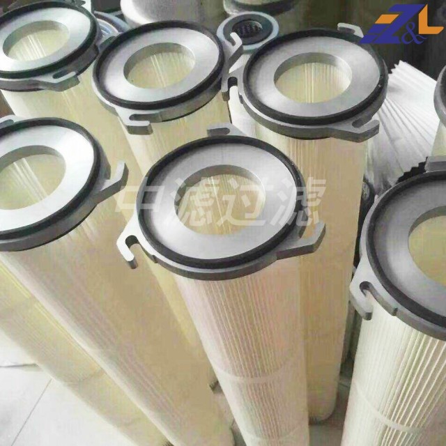 中滤过滤 三耳结构滤筒，聚酯纤维除尘滤筒三耳式