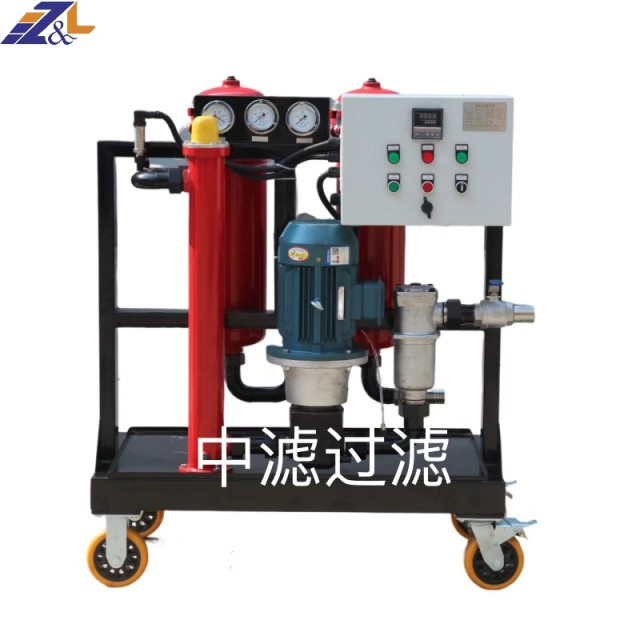 中滤过滤源头工厂 现货供应ZLCS-AL-6R机油超精密滤油车 立式滤油机