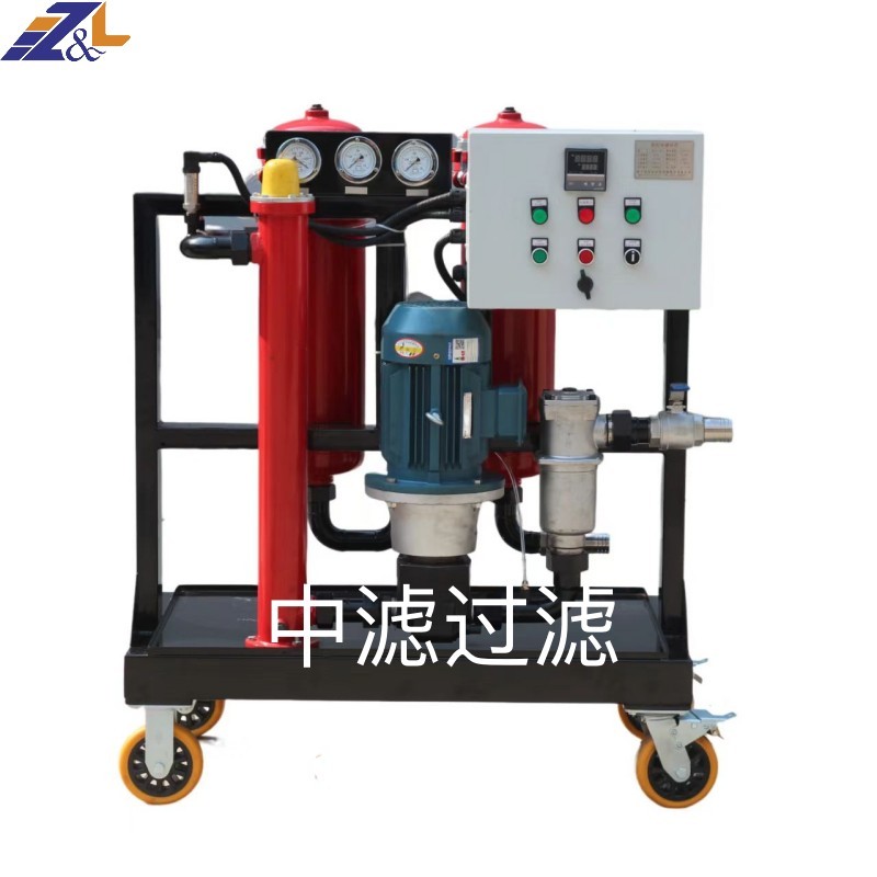 中滤过滤 每分钟32升润滑油箱式移动滤油机LYJ-X32 液压油净化