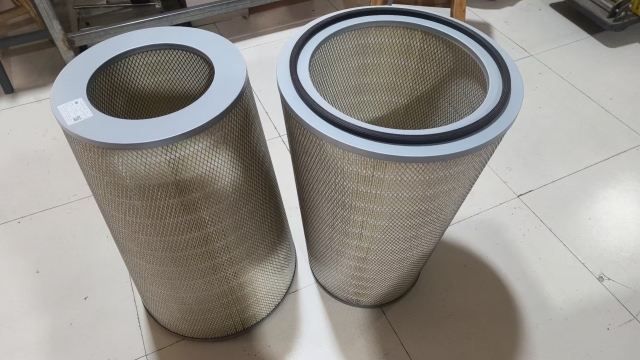 中滤科技 钢厂制氧车间空气滤筒 320*220*750 空压机高效自洁式滤芯 空滤