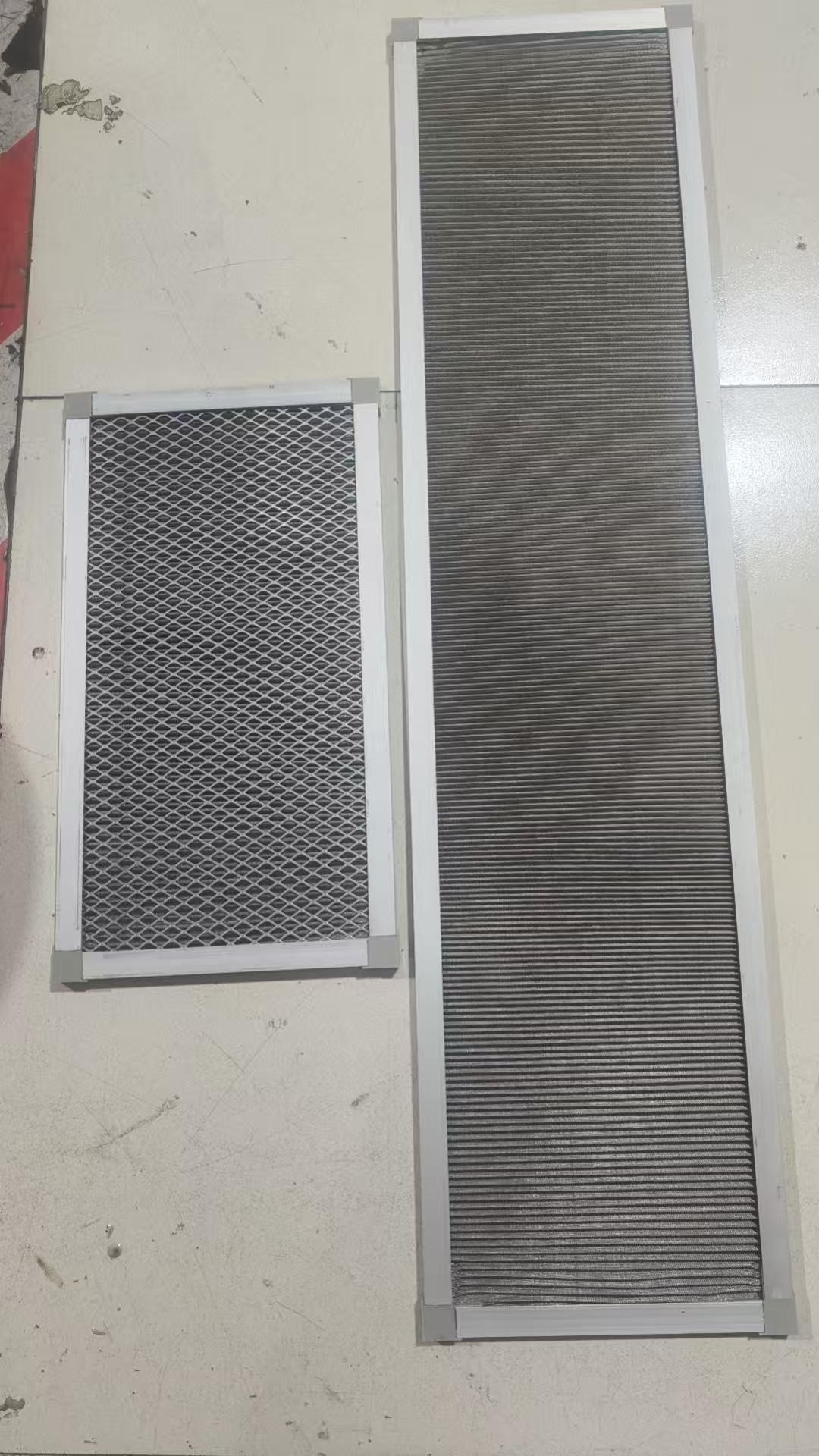 中滤科技 金属铝框油雾过滤器 板式不锈钢双层滤网工业厨房净化除油烟过滤网