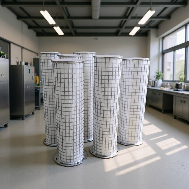 中滤科技 纤维除雾器 酸雾捕集器 脱酸滤芯 烛式丝网