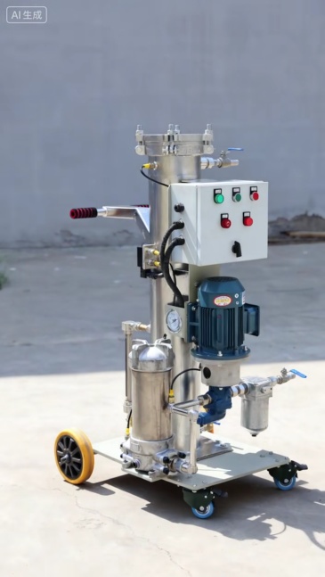 中滤科技 源头工厂 高效聚结滤油机 每分钟 30 升润滑油净化 液压油脱水过滤机