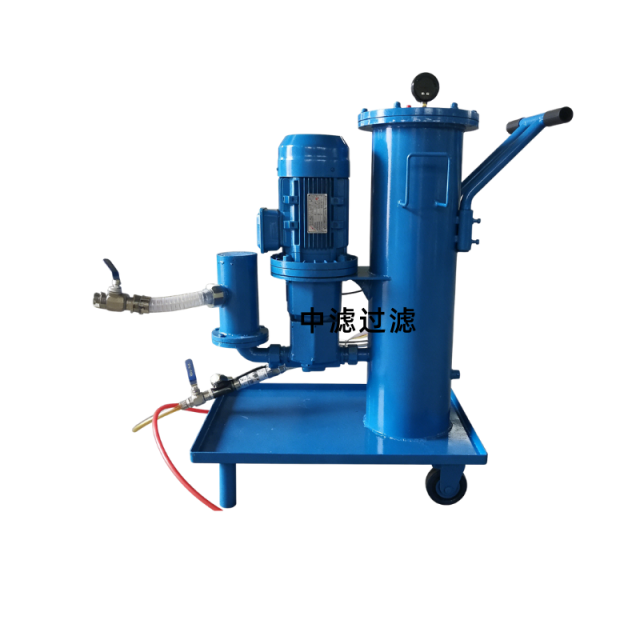 中滤过滤 LUC 系列移动式滤油机 工业润滑油液压油过滤设备 厂家直销