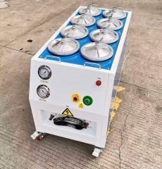 中滤过滤  ZLGL-JML24-8R移动式滤油机 高精度NAS5-6级 车间多工位共用 液压油过滤机