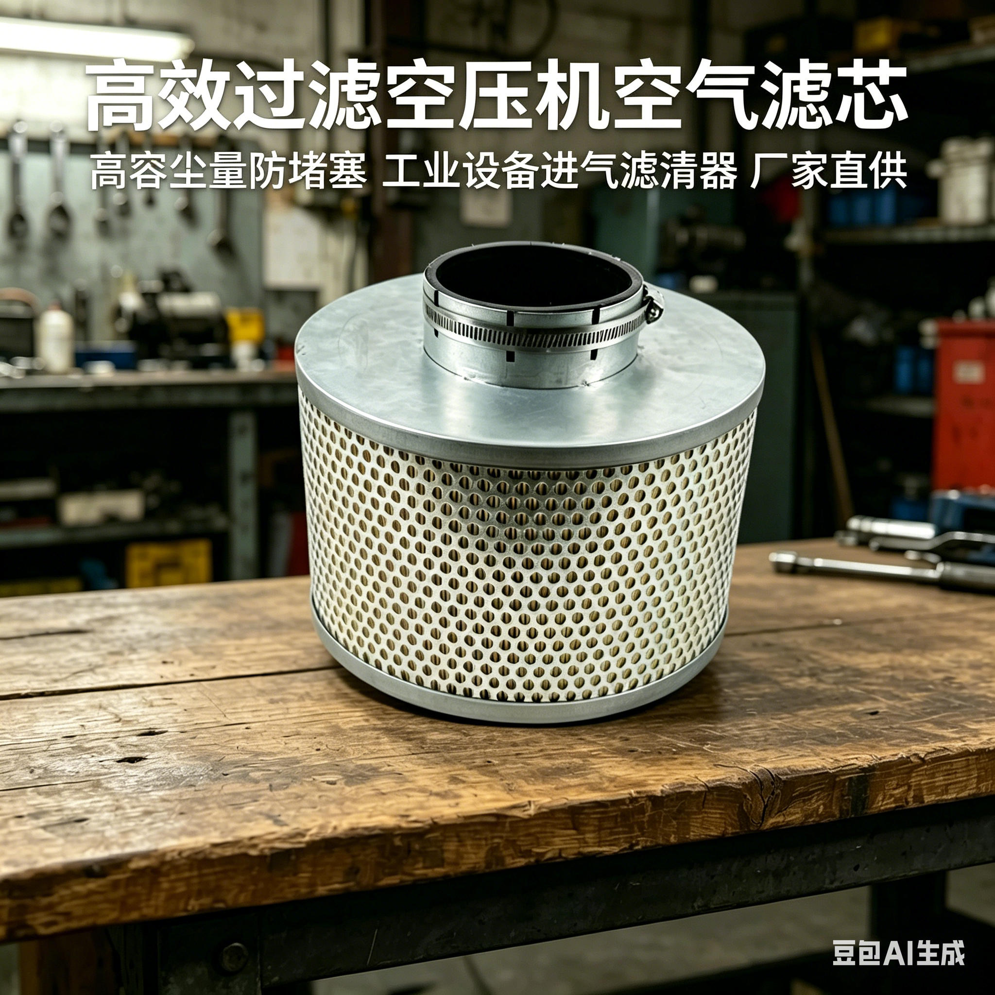 中滤过滤 高效过滤空压机空气滤芯 高容尘量防堵塞 工业设备进气滤清器