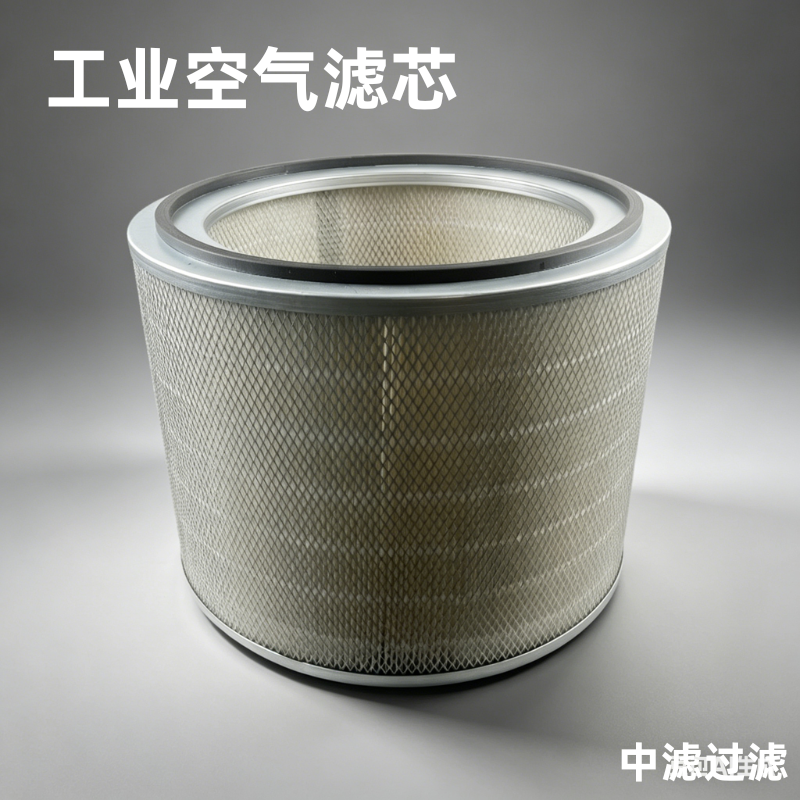 中滤过滤 工业除尘空气滤筒 自洁式过滤器专用滤筒 聚酯纤维 / 玻纤空气滤芯 厂家直供