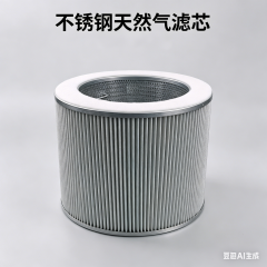 中滤过滤 燃气压缩机保护滤芯 304/316 不锈钢天然气滤芯 聚结除液气体滤芯
