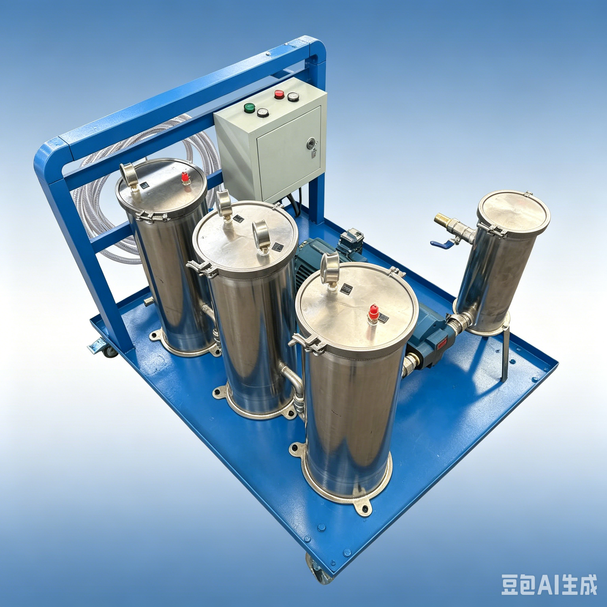 中滤过滤 移动式 JL-II-100 滤油机 工业油品除杂净化设备 5μm 高精度滤油车