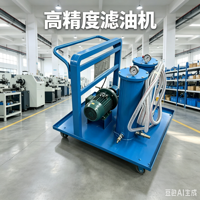 中滤过滤 GJL-100 滤油机 高精度过滤 液压油净油机 工业移动式滤油设备