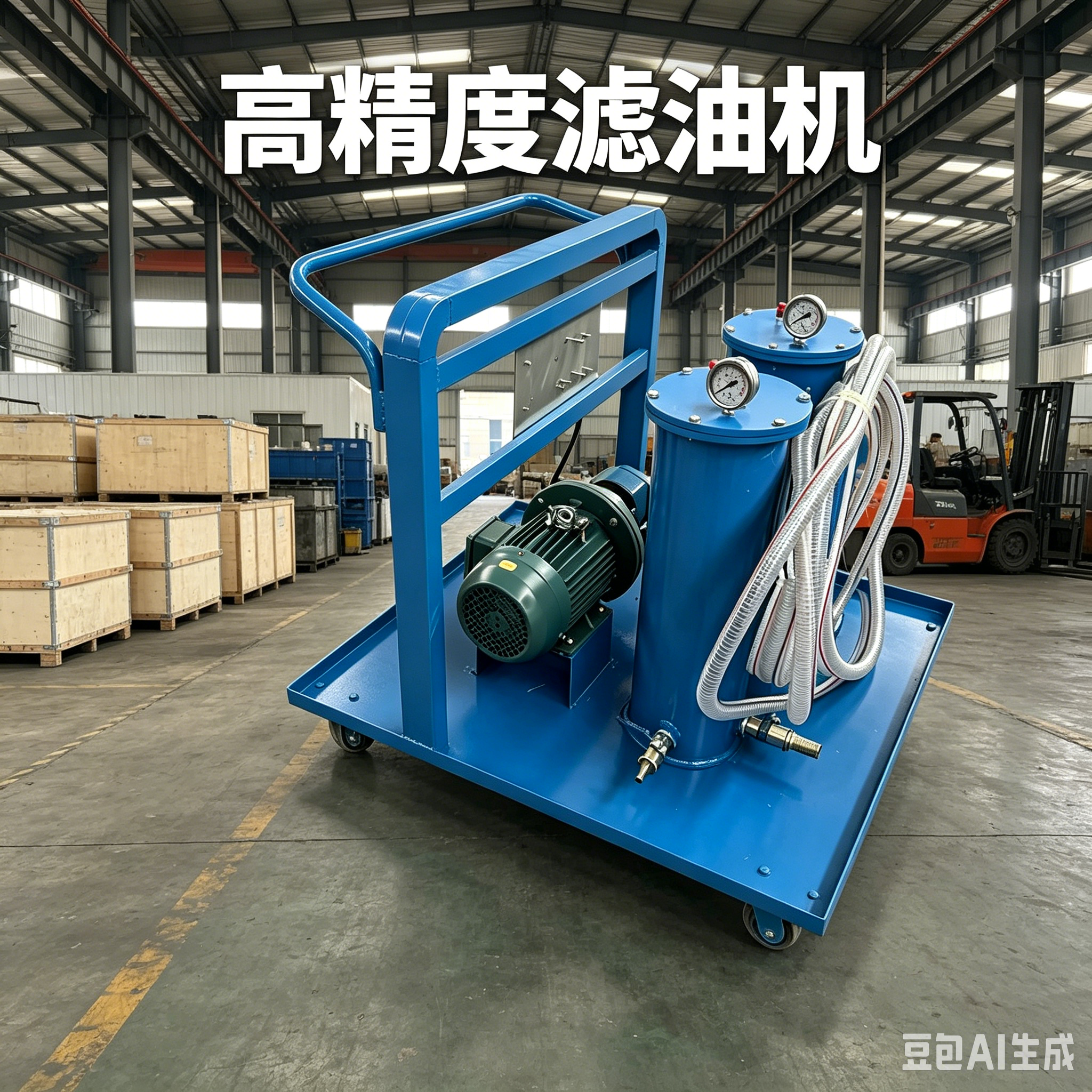 中滤过滤 GJL-100 滤油机 高精度过滤 液压油净油机 工业移动式滤油设备