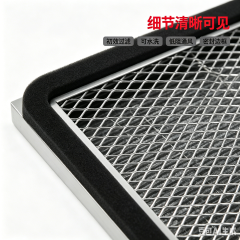 中滤科技 无尘车间初级板式滤网 铝合金菱形护网 中央空调管道除尘过滤网厂家