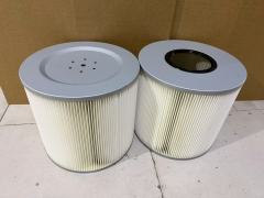 中滤科技 道路清扫车除尘滤筒 350×315 六孔底盖扫地机滤芯 PTFE 覆膜聚酯滤材