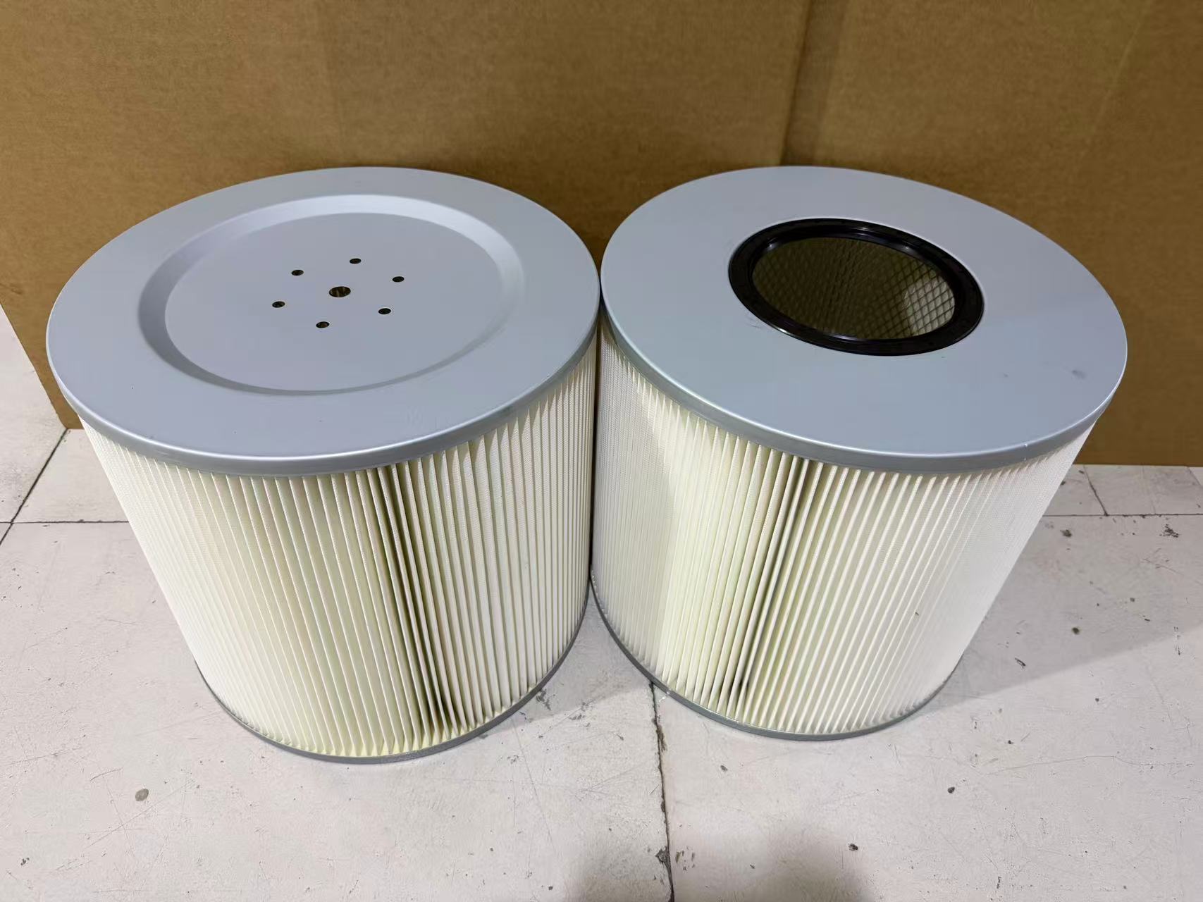 中滤科技 道路清扫车除尘滤筒 350×315 六孔底盖扫地机滤芯 PTFE 覆膜聚酯滤材