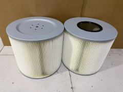 中滤科技 道路清扫车除尘滤筒 350×315 六孔底盖扫地机滤芯 PTFE 覆膜聚酯滤材