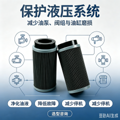 中滤过滤液压油折叠滤芯 工业液压站回油吸油滤芯 数控机床工程机械润滑油过滤芯 可替代贺德克黎明滤芯 非标定制