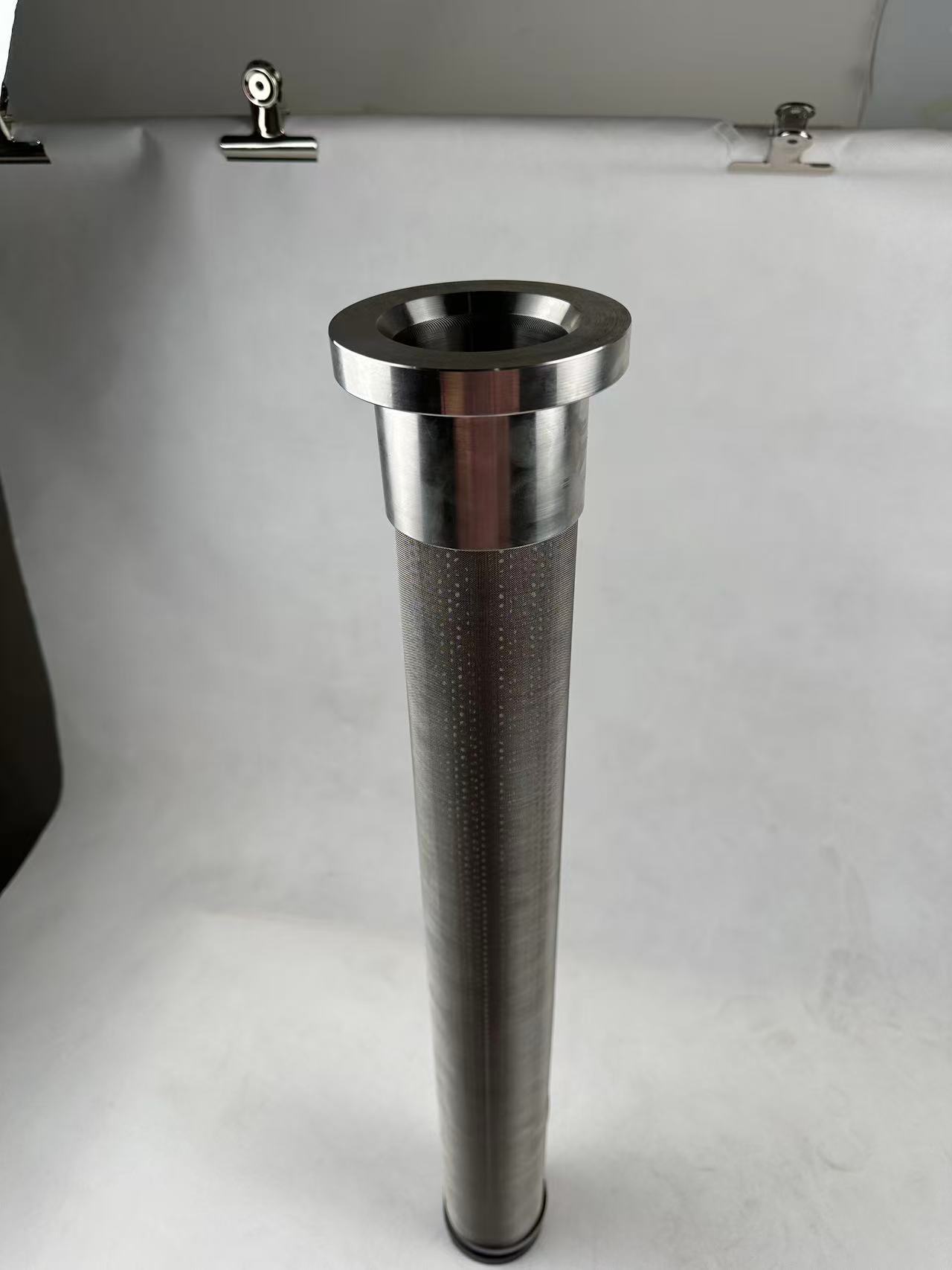 中滤科技 卡箍快装不锈钢烧结滤芯 多孔金属滤网滤筒 纯水油品预处理过滤芯