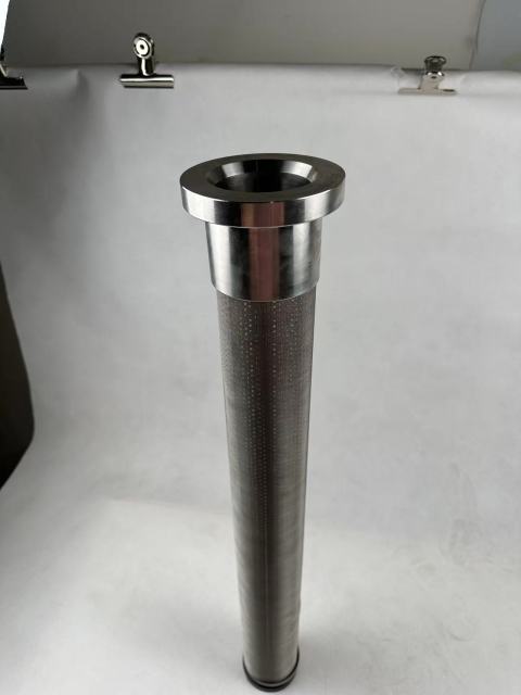 中滤科技 卡箍快装不锈钢烧结滤芯 多孔金属滤网滤筒 纯水油品预处理过滤芯