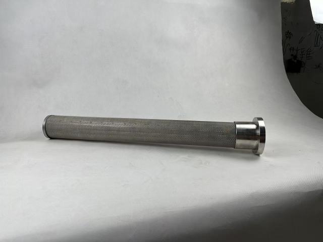 中滤科技  316L 多层烧结金属滤网 卡箍接口不锈钢滤筒 化工液体精密过滤滤芯