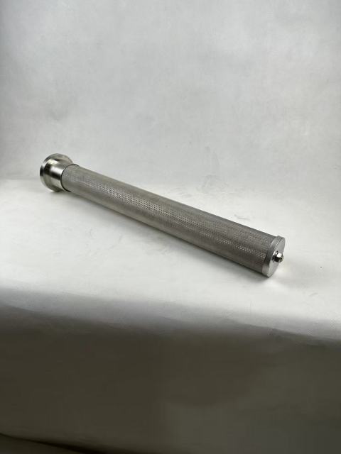 中滤科技 卡箍快装不锈钢烧结滤芯 多孔金属滤网滤筒 纯水油品预处理过滤芯
