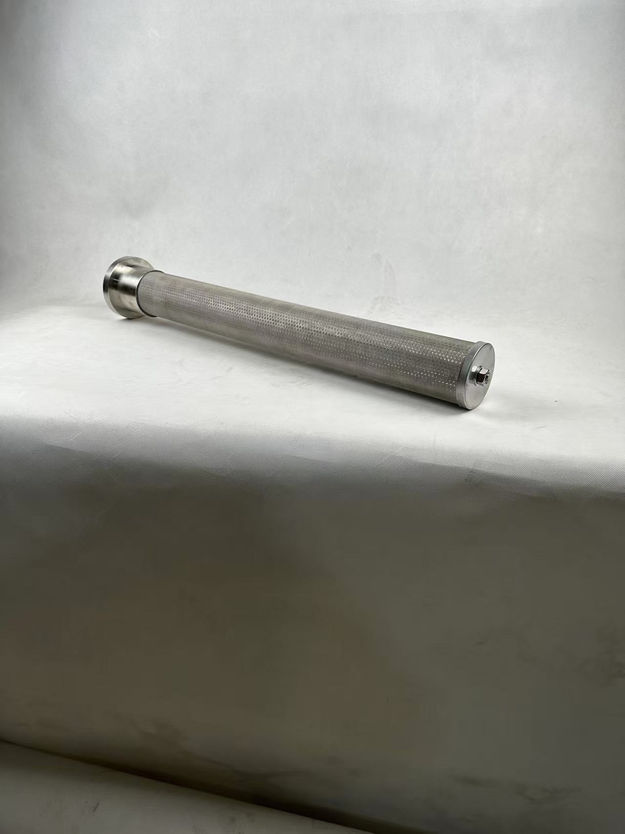 中滤科技 定制不锈钢烧结网滤筒 卫生卡盘接口金属滤芯 耐酸碱工业过滤器滤芯