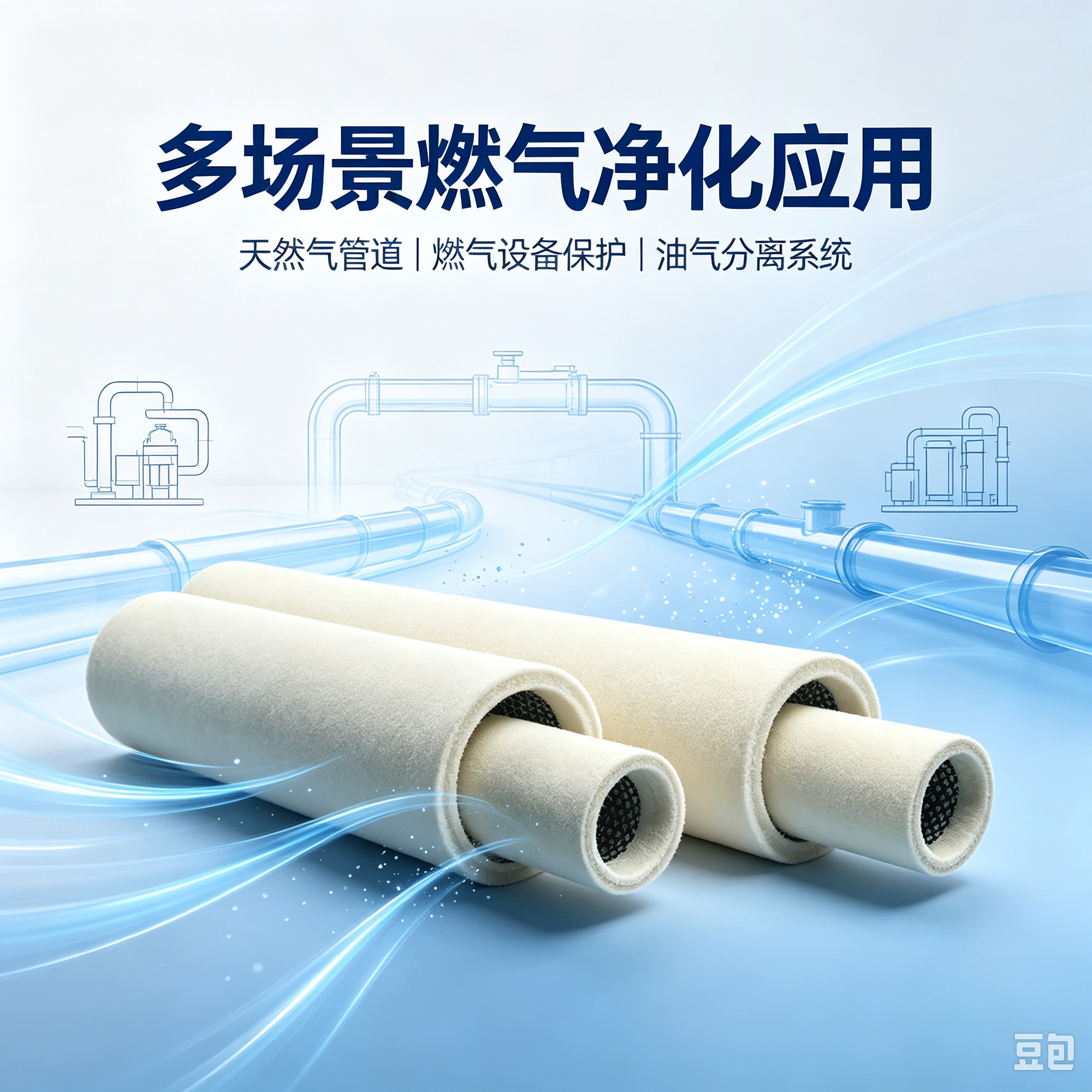 中滤科技替代 Peco Facet 天然气聚结滤芯 立式筒式聚结除油工业过滤芯支持定制