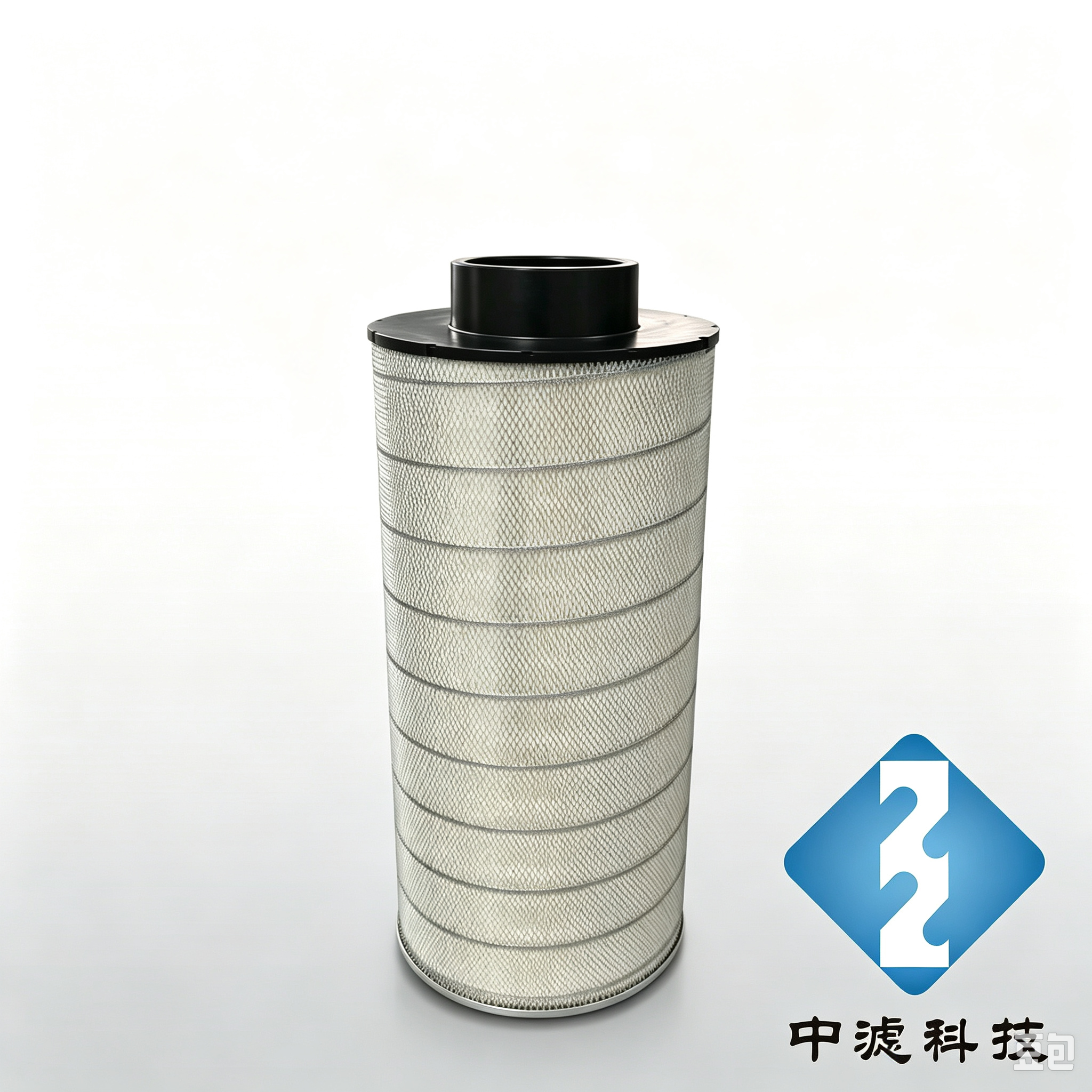 中滤科技可定制疏水防静电燃气滤芯 450×1080 沼气煤层气燃气系统专用净化滤筒