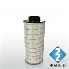 中滤科技 大流量抗形变燃气滤芯 450×1080 长输燃气管道粉尘杂质拦截工业滤筒
