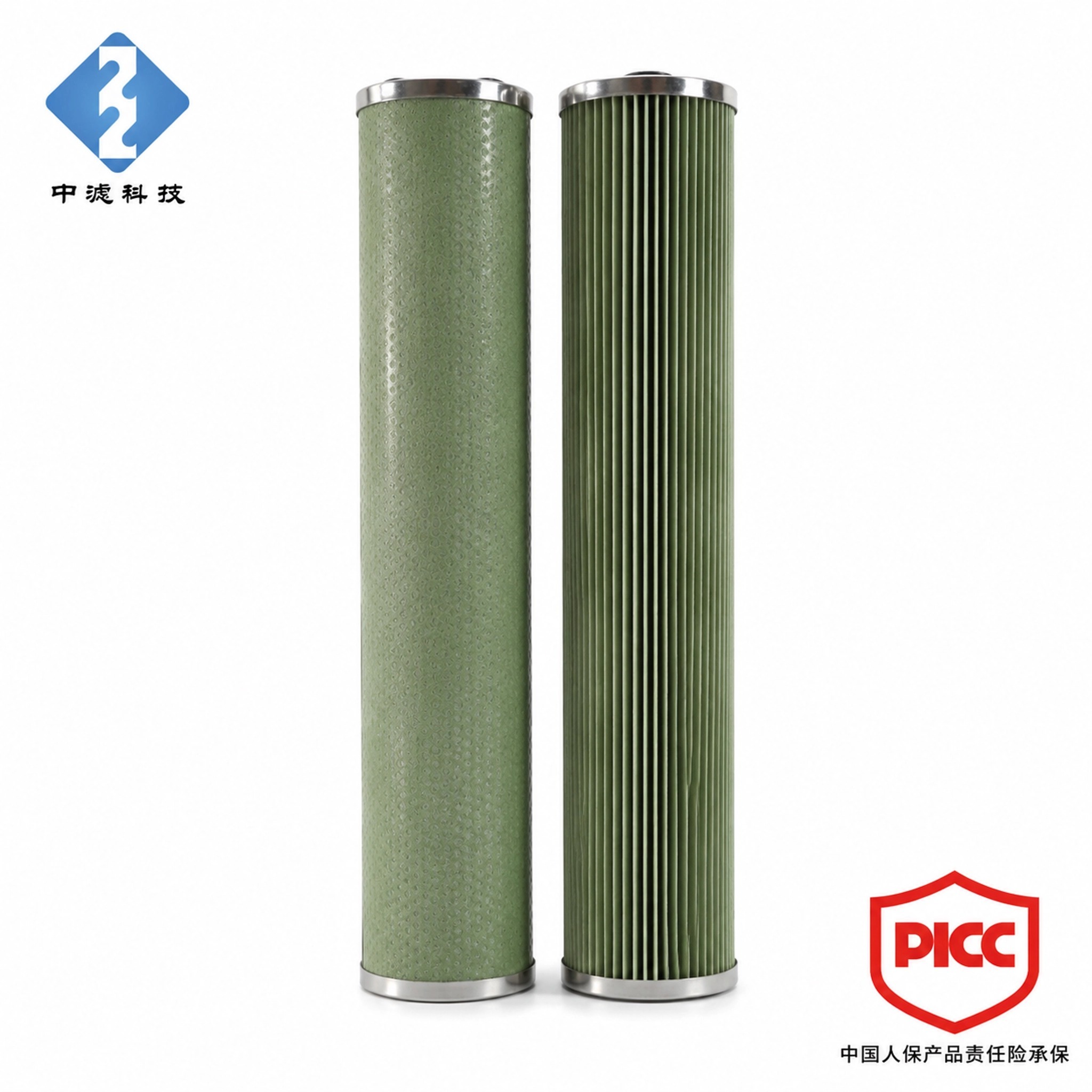 中滤科技 工业油水分离滤芯 聚结滤芯分离滤芯组合件 液压油柴油净化处理滤芯