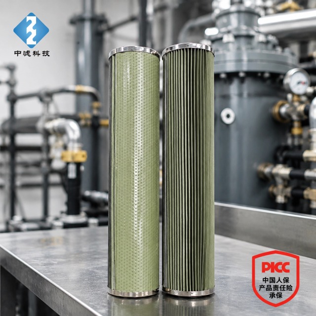中滤科技 工业油水分离滤芯 聚结滤芯分离滤芯组合件 液压油柴油净化处理滤芯