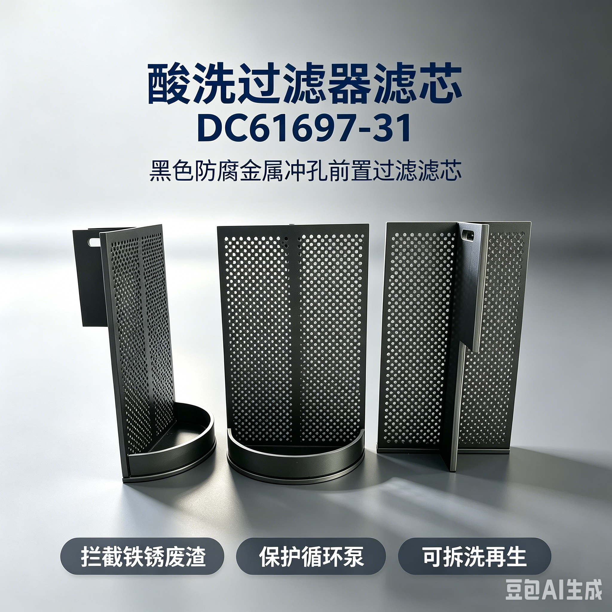 中滤科技 DC61697‑31 酸洗过滤器滤芯 聚丙烯拼装式滤笼 电镀钢铁酸液过滤滤芯