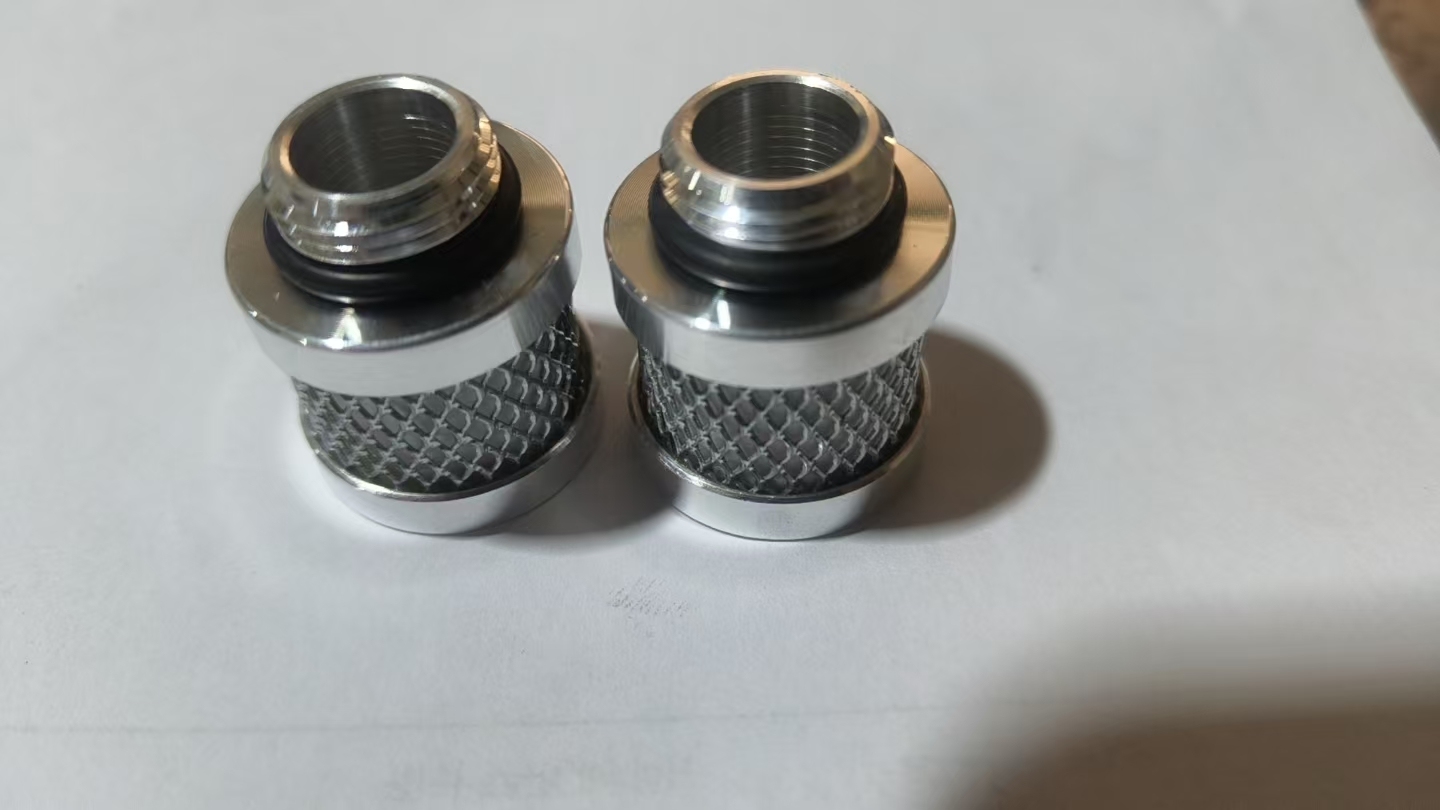 中滤科技 小型金属消音器 气缸电磁阀降噪消声过滤器 外丝带密封圈 现货供应