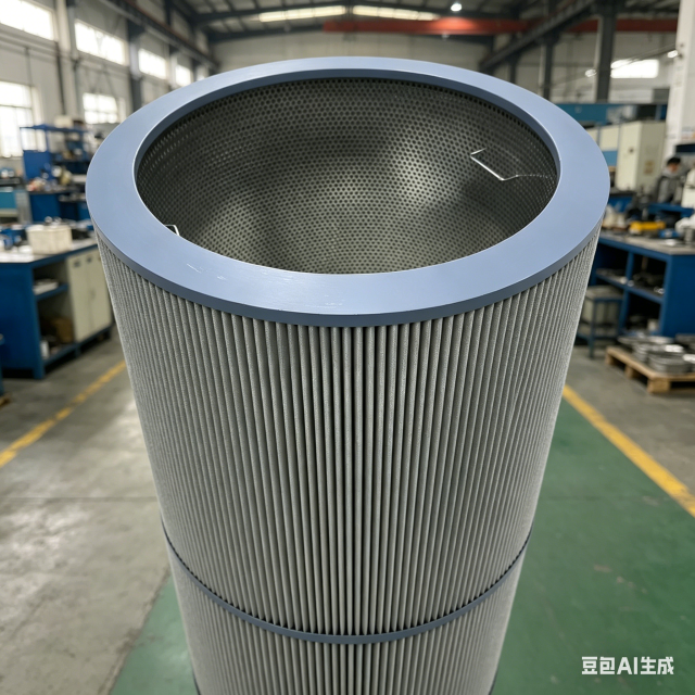 中滤科技 工业油雾净化滤筒 不锈钢骨架 机床油烟处理滤芯 PICC 承保支持非标定制