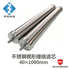 Stainless Steel V-Wire Wrapped Filter Element for Water Treatment
