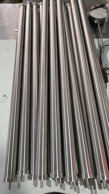 Industrial Wedge Wire Filter 40mm OD 1000mm Length Threaded End