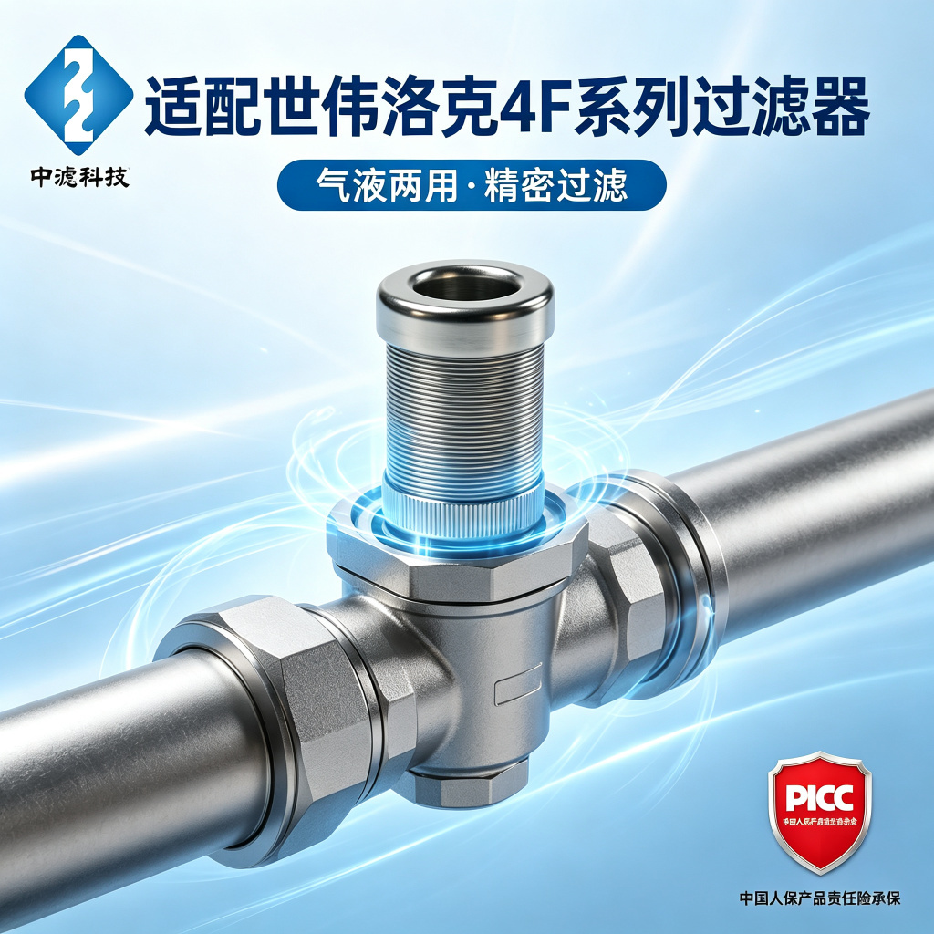 中滤科技 源头厂家世伟洛克SS-4F-K4-40滤芯 40微米高精度过滤 4F/2TF/4TF系列通用 品质保障
