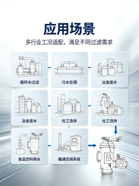 立式全自动反冲洗过滤器 污水循环水过滤设备 电动刷式自清洗过滤器 PICC 承保