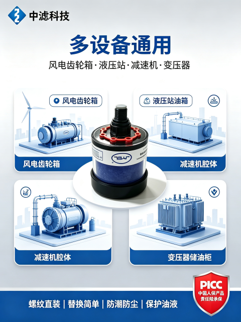 Replacement Des‑Case Desiccant Breather DC‑VG‑1 Silica Gel Air Breather for Hydraulic Tank