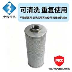 Industrial Hydraulic Oil Filter Cartridge SYEC150/48JLX*500/5μm Washable Reusable PICC Insured