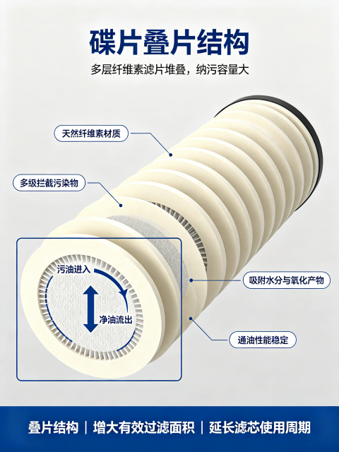 中滤科技纤维素叠片滤芯 CJC HDU 滤油机 A27 滤芯 风电齿轮箱油净化滤芯