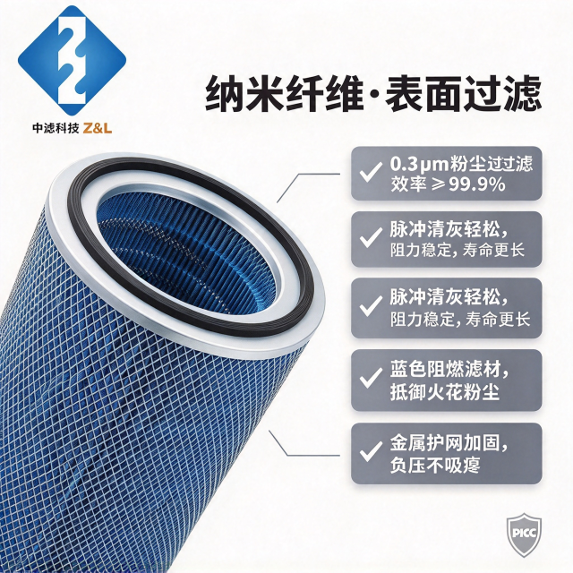 自洁式工业除尘空气滤筒 椭圆滤筒 三角滤筒 现货供应