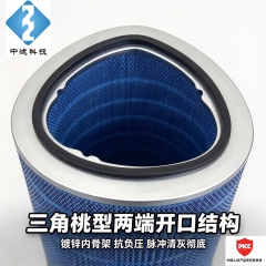 P034303 Triagonal Flame Retardant Dust Cartridge Filter